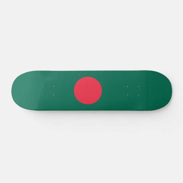 Skateboard Drapeau patriotique bangladais (Horz)