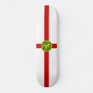 Skateboard Drapeau patriotique d'Aurigny