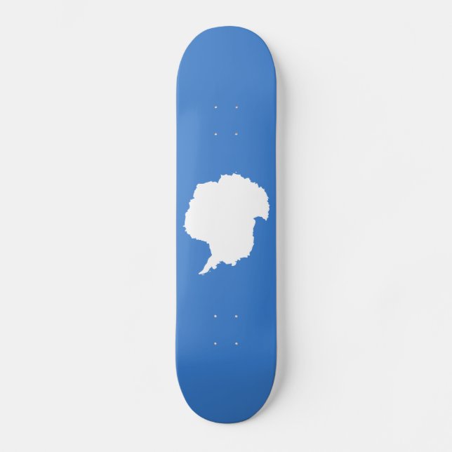 Skateboard Drapeau patriotique de l'Antarctique (Recto)
