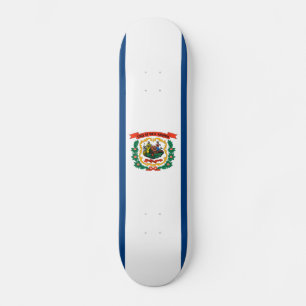 Skateboard Drapeau patriotique de l'État de Virginie-Occident