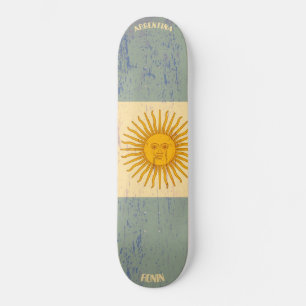 Skateboard Drapeau RONIN Argentina Apex Pro Planche à skatebo