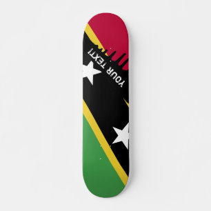 Skateboard Drapeau Saint-Kitts-et-Nevis