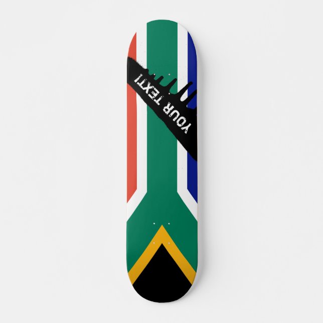 Skateboard Drapeau sud-africain (Devant)