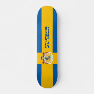 Skateboard Drapeau suédois