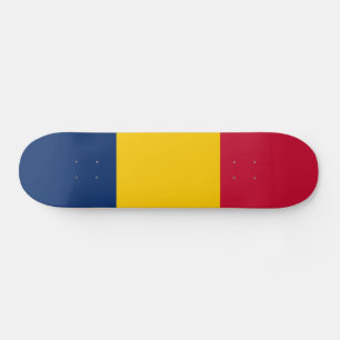Skateboard Drapeau Tchad