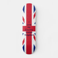 Drapeau UK Le MUSÉE Zazzle - I Love My Country UK