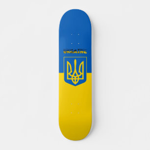 Skateboard Drapeau ukrainien Armoiries