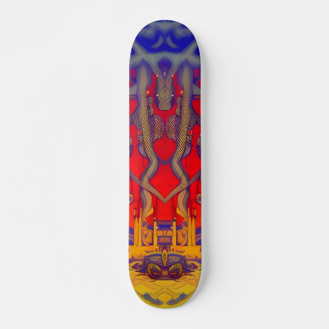 Skateboard Dreamland psychédélique (Devant)