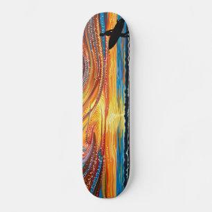 Skateboard Dreamtime Surf - Edition limitée Aboriginal Dot Ar
