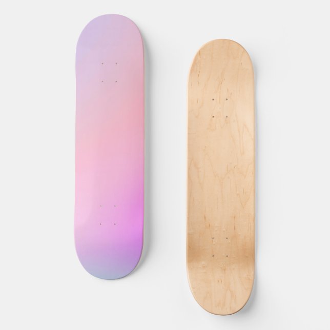 Skateboard Dreamy Cotton Candy Pastel Gradient (Recto)