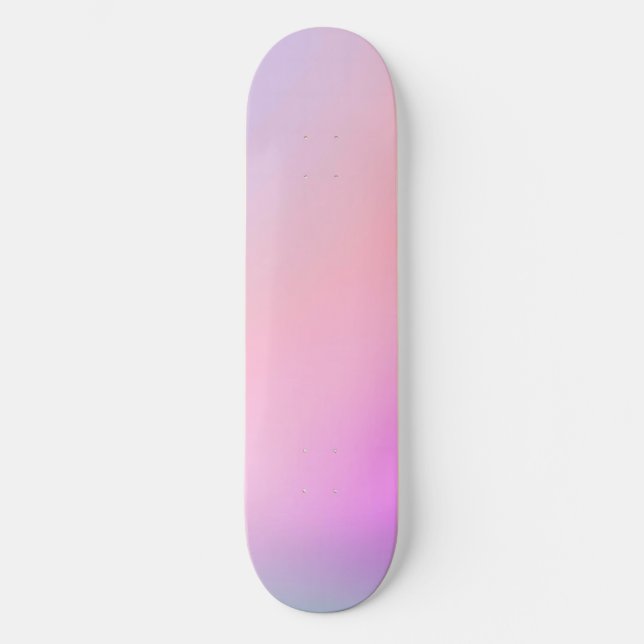 Skateboard Dreamy Cotton Candy Pastel Gradient (Recto)