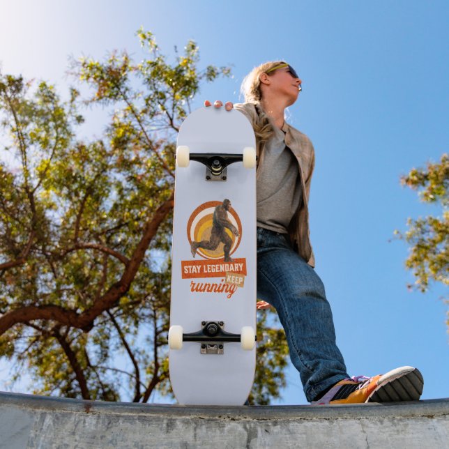 Skateboard Drôle de motivation de course de Bigfoot (Extérieur 1)