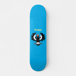 Skateboard Drôle dessin animé de Magpie australienne