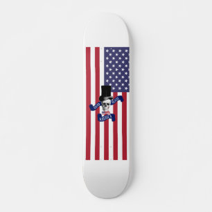 Skateboard Drôle drapeau américain