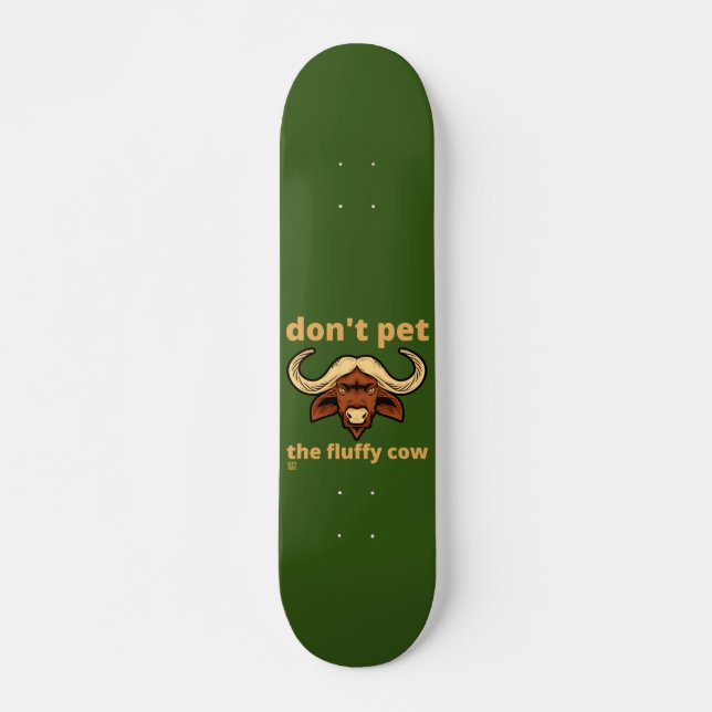 skateboard drôle "FLUFY VW" (Devant)