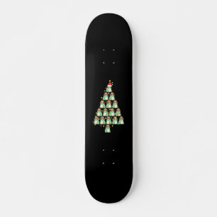 Skateboard Drôle Noël Grenouille Arbre Noël Noël Froggy Lover