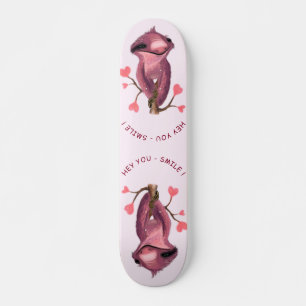Skateboard Drôle romantique Sloth Smile Dessin animal 