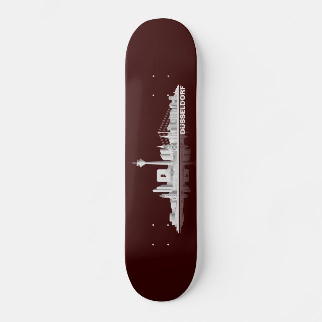 Skateboard Dsseldorf City Skyline (Recto)