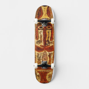 Skateboard du Bouclier tribal maori