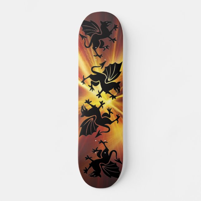 skateboard du dragon de feu (Recto)