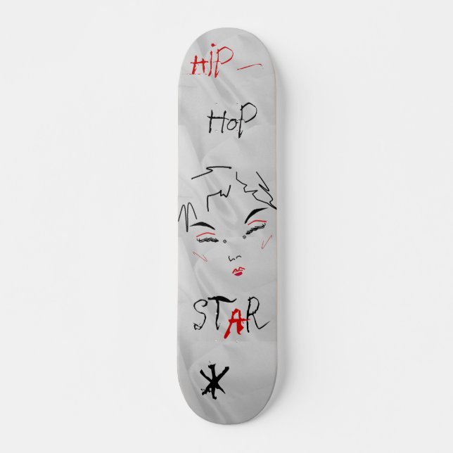 Skateboard du hip-hop (Devant)