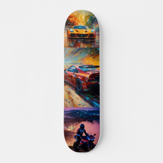 Skateboard "Dynamic Racing Art Collection (Devant)