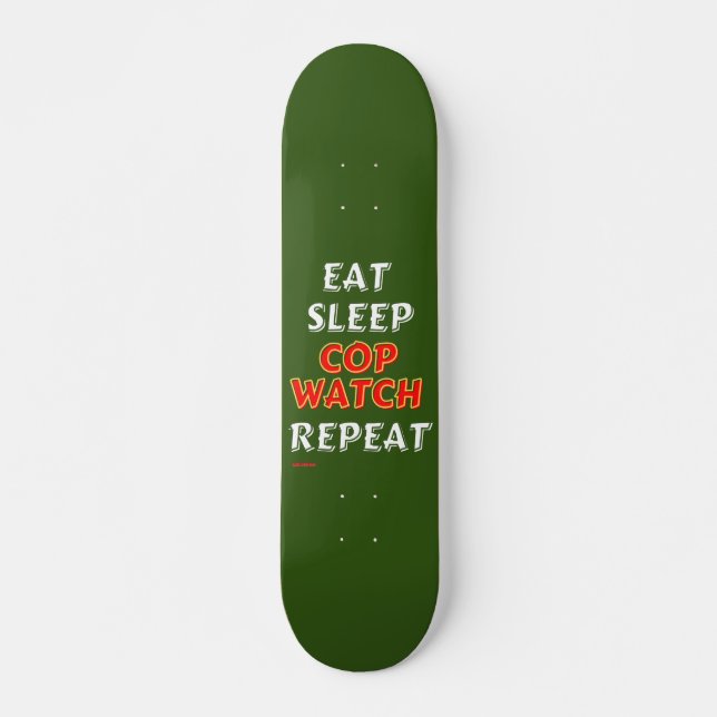 skateboard "EAT, SLEEP..." (Devant)