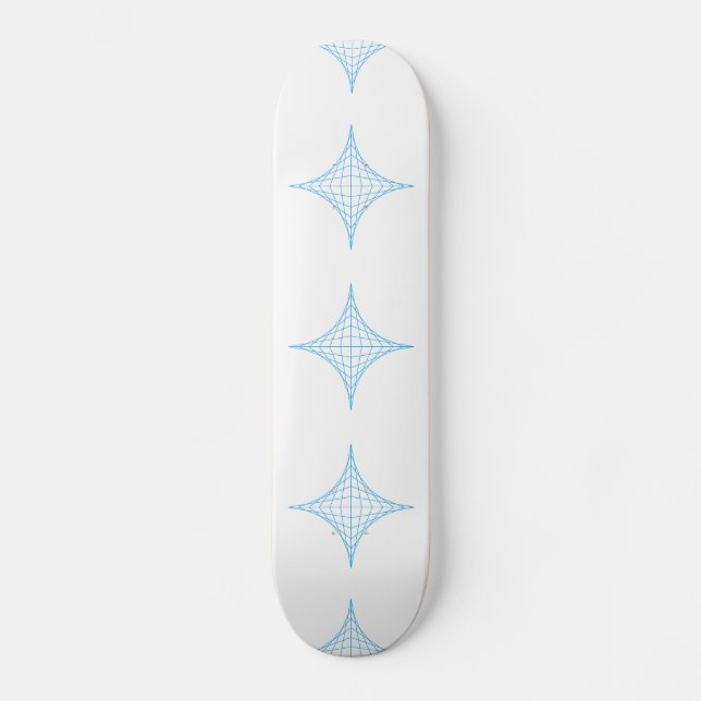 Skateboard Eau (bleu) (Recto)