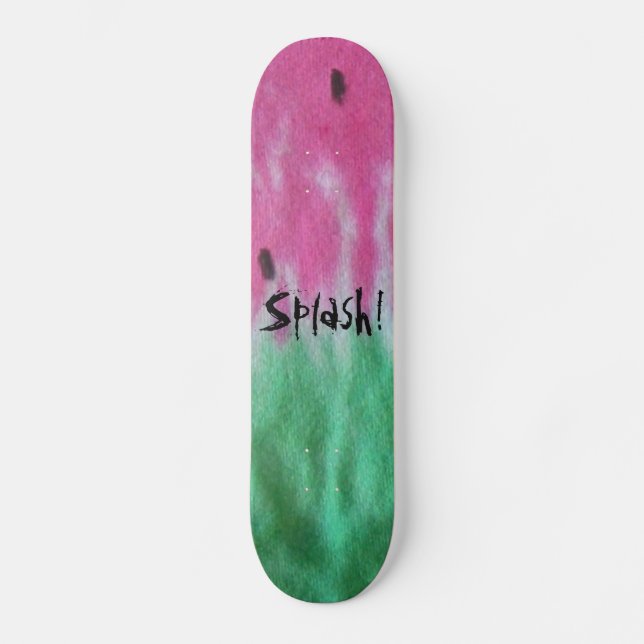 Skateboard Éclaboussure de pastèque ! (Recto)