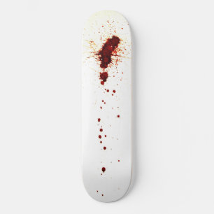 Skateboard Éclaboussure de sang sur le mur