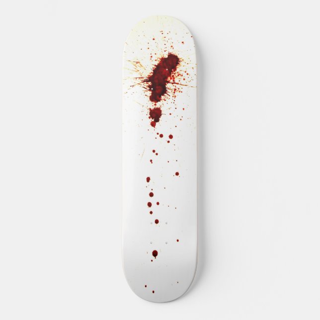 Skateboard Éclaboussure de sang sur le mur (Recto)