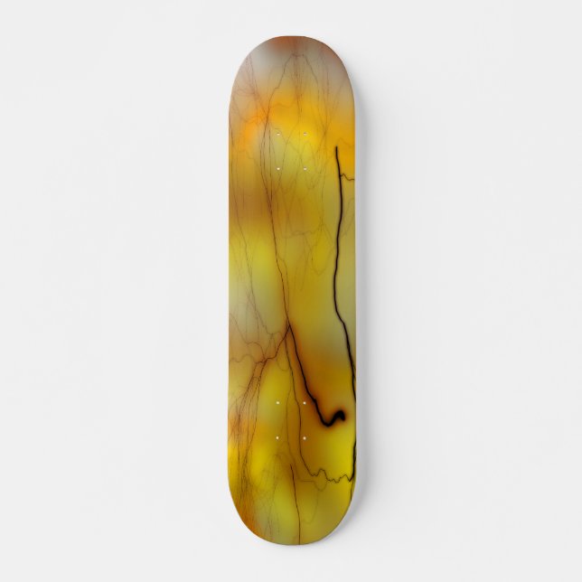 Skateboard Éclairage jaune (Devant)
