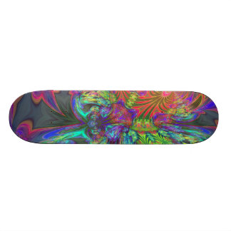 Skateboard Éclat lumineux de couleur - saumon et indigo Deva
