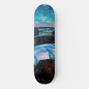 Skateboard Edvard Munch - Nuit étoilée 1922