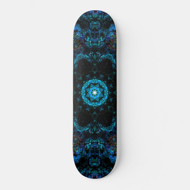 Skateboard Effet Aqua Kaleidoscope, (Recto)