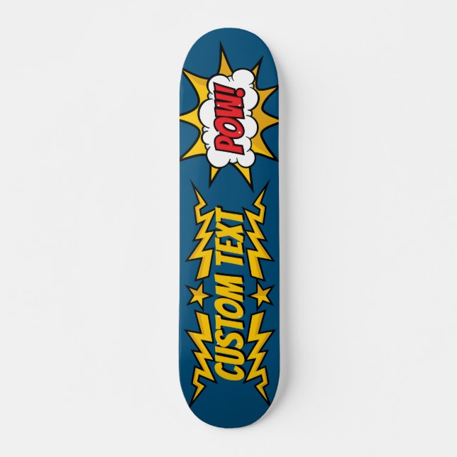 Skateboard Effet audio comique Pow (Devant)