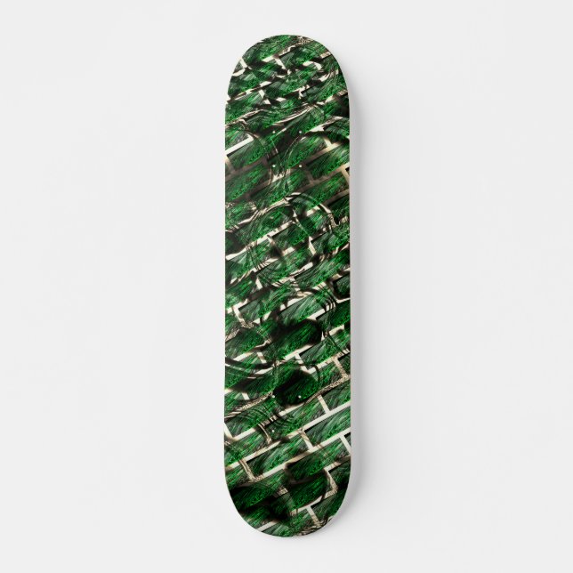 Skateboard Effet mur vert et bulles les plus sombres? (Devant)