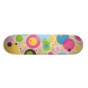 Skateboard Effet posé de motif avec la planche à roulettes 