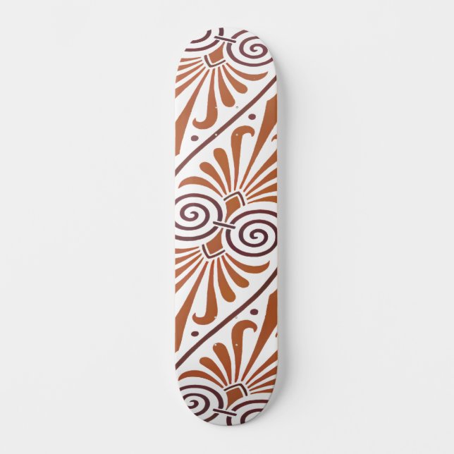 Skateboard Élégance grecque classique neutre (Recto)