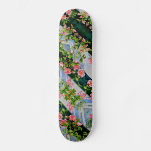 Skateboard Elégant boho rose rose couleur rouge
