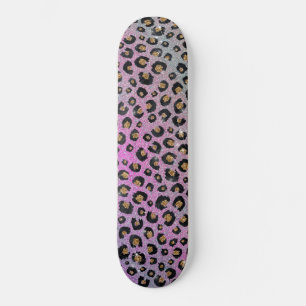 Skateboard Elégant rose Bleu Parties scintillant or noir Emp