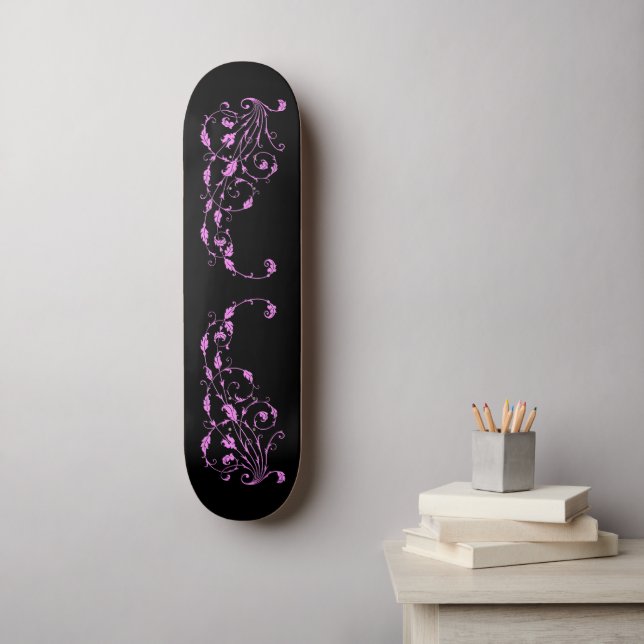 Skateboard Elégant, Vintage, Conte Fée Victorienne Steampunk (Art mural)