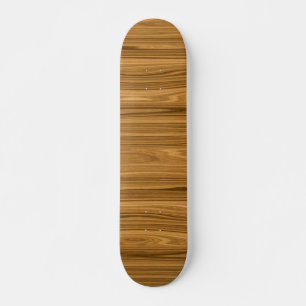 Skateboard Elegant Wood Grain