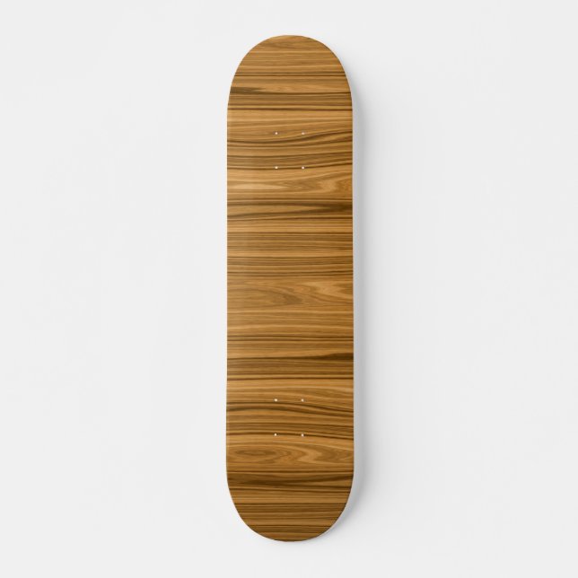 Skateboard Elegant Wood Grain (Devant)