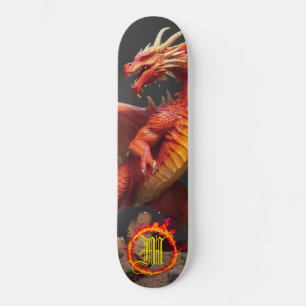 Skateboard *~* Élément AP88 Feu d'incendie de dragon élémenta