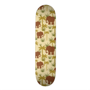 Skateboard Éléphants et paumes dans le camouflage