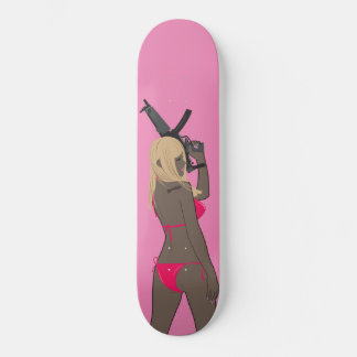 Skateboard Elle a un pistolet 2 ー juste ー ド