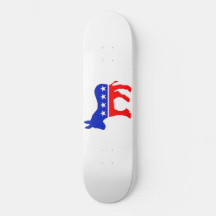 Skateboard Emblème politique du parti démocratique (âne)