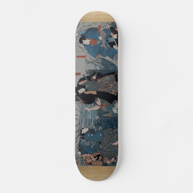 Skateboard Embuscade de samouraïs (Recto)
