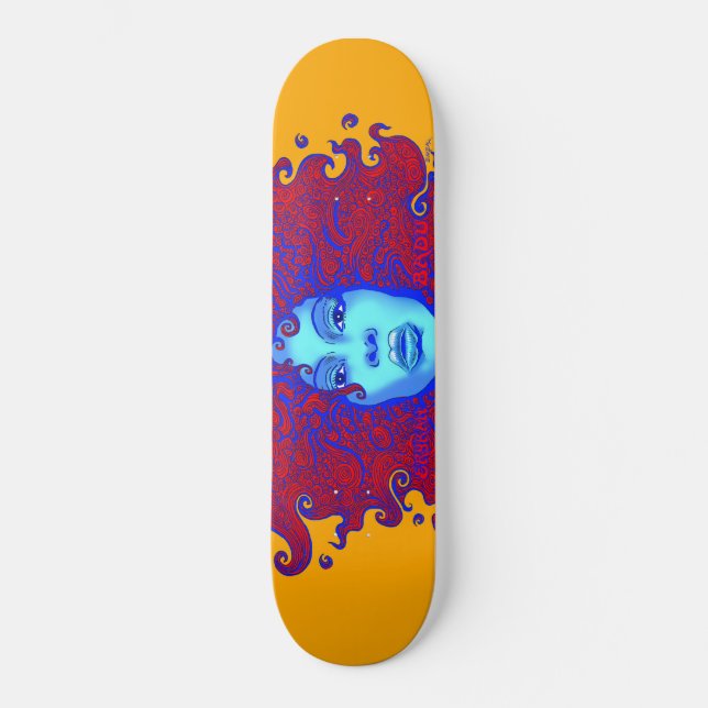 Skateboard Emek "Badu Face" (Recto)